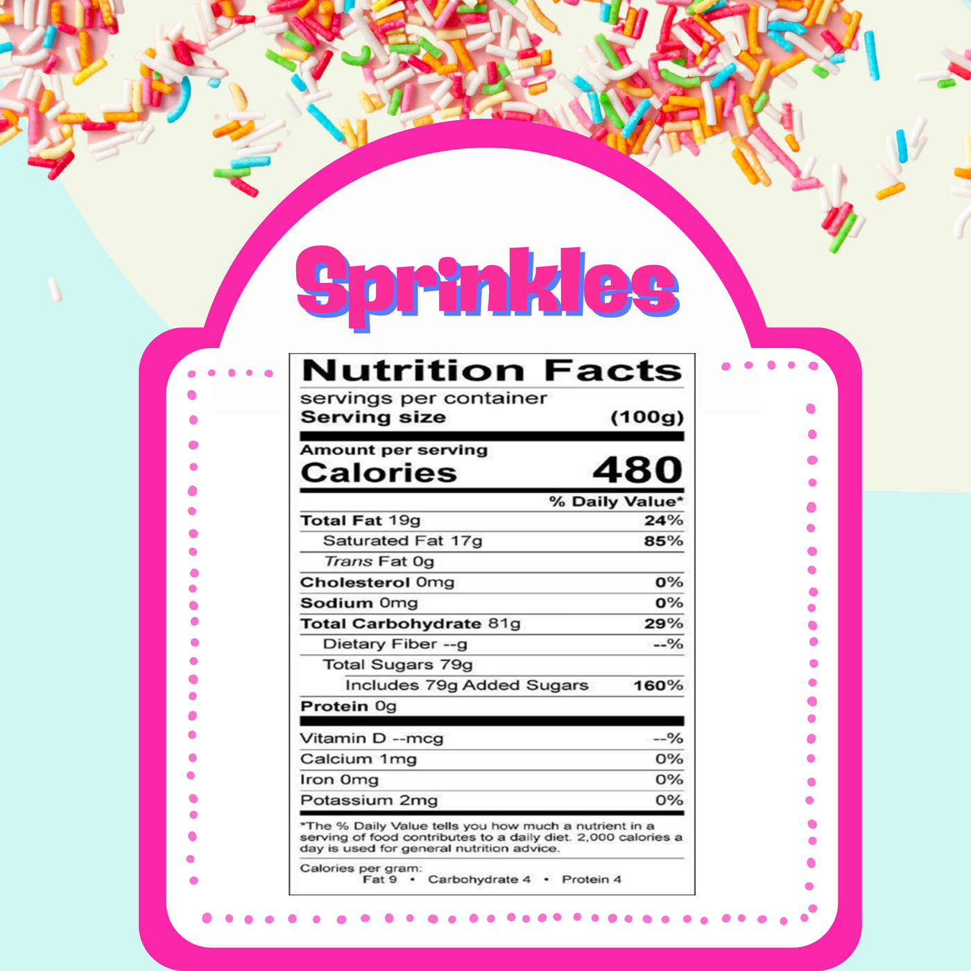 Rainbow Sprinkles Cupcake Sprinkles - (1 lb) by Snakis