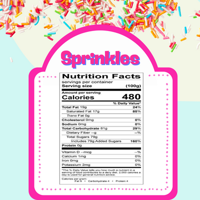 Rainbow Sprinkles Cupcake Sprinkles - (1 lb) by Snakis