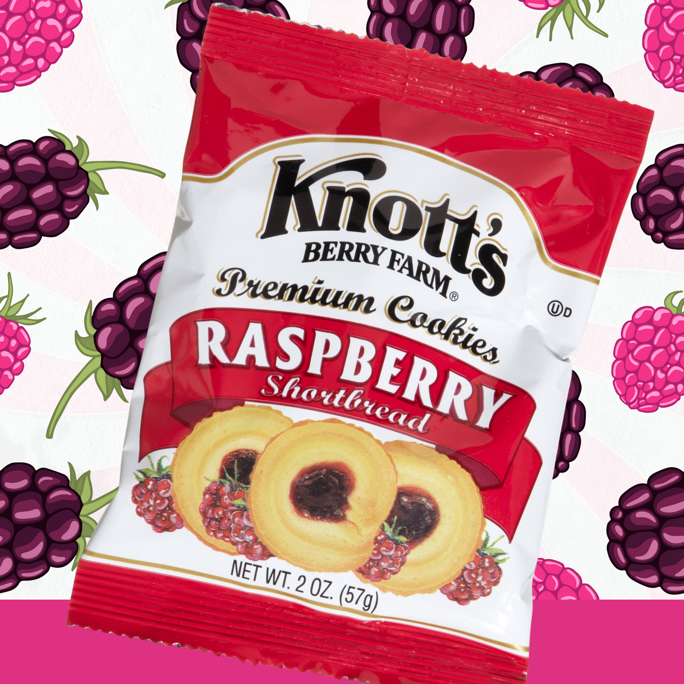 Knott's Berry Farm Premium Berry Cookies  Strawberry ( 18 Pack )