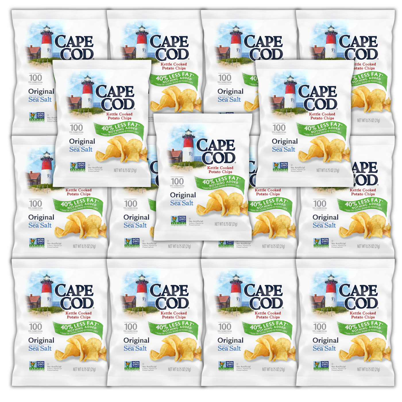 Cape Cod Original Kettle Cooked Potato Chips ( 15 Pack )