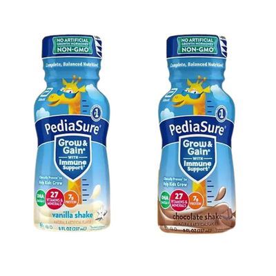 PediaSure Grow and Gain Nutrition Shake for Kids ( 8 Pack) mix