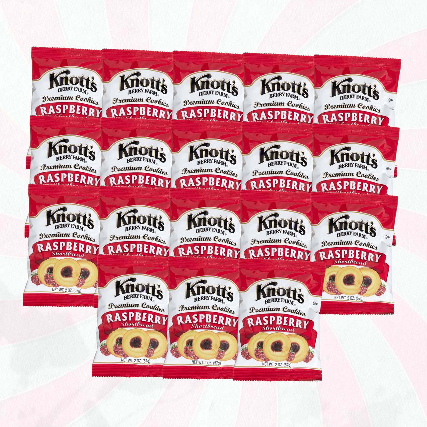 Knott's Berry Farm Premium RaspBerry Jam ( 18 Pack )