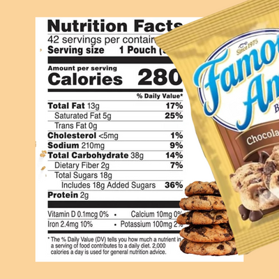 Famous Amos Chocolate Chip Cookies ( 21 Pack )