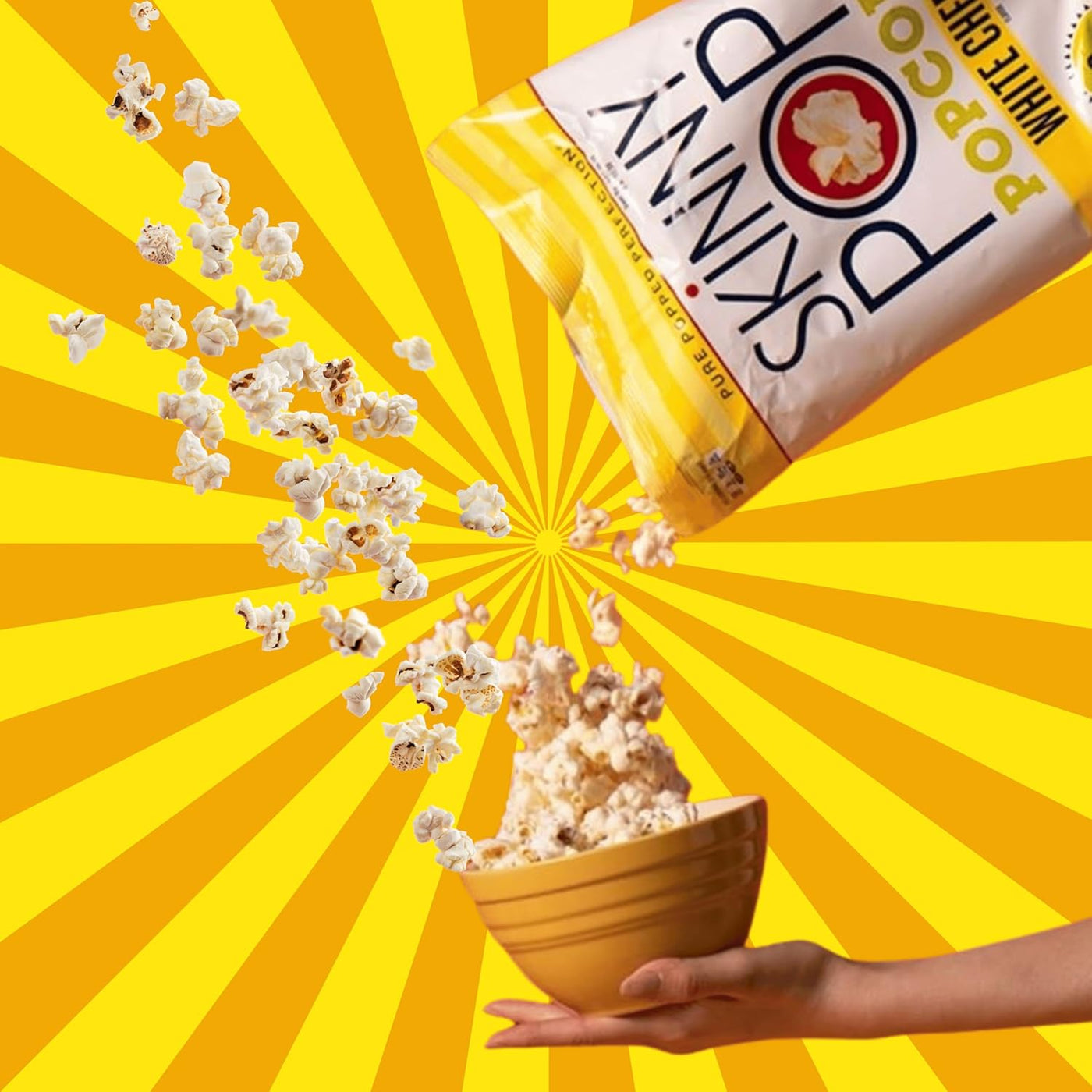 Skinny Pop Popcorn Individual Bags, 3 Flavors ( 18 Pack)