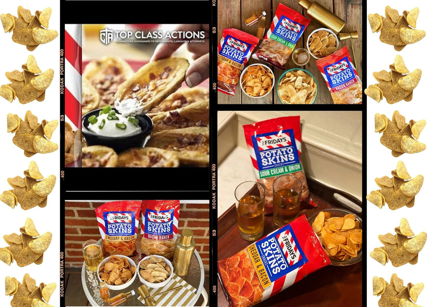 TGI Fridays Potato Skins Snacks ( 12 Pack )