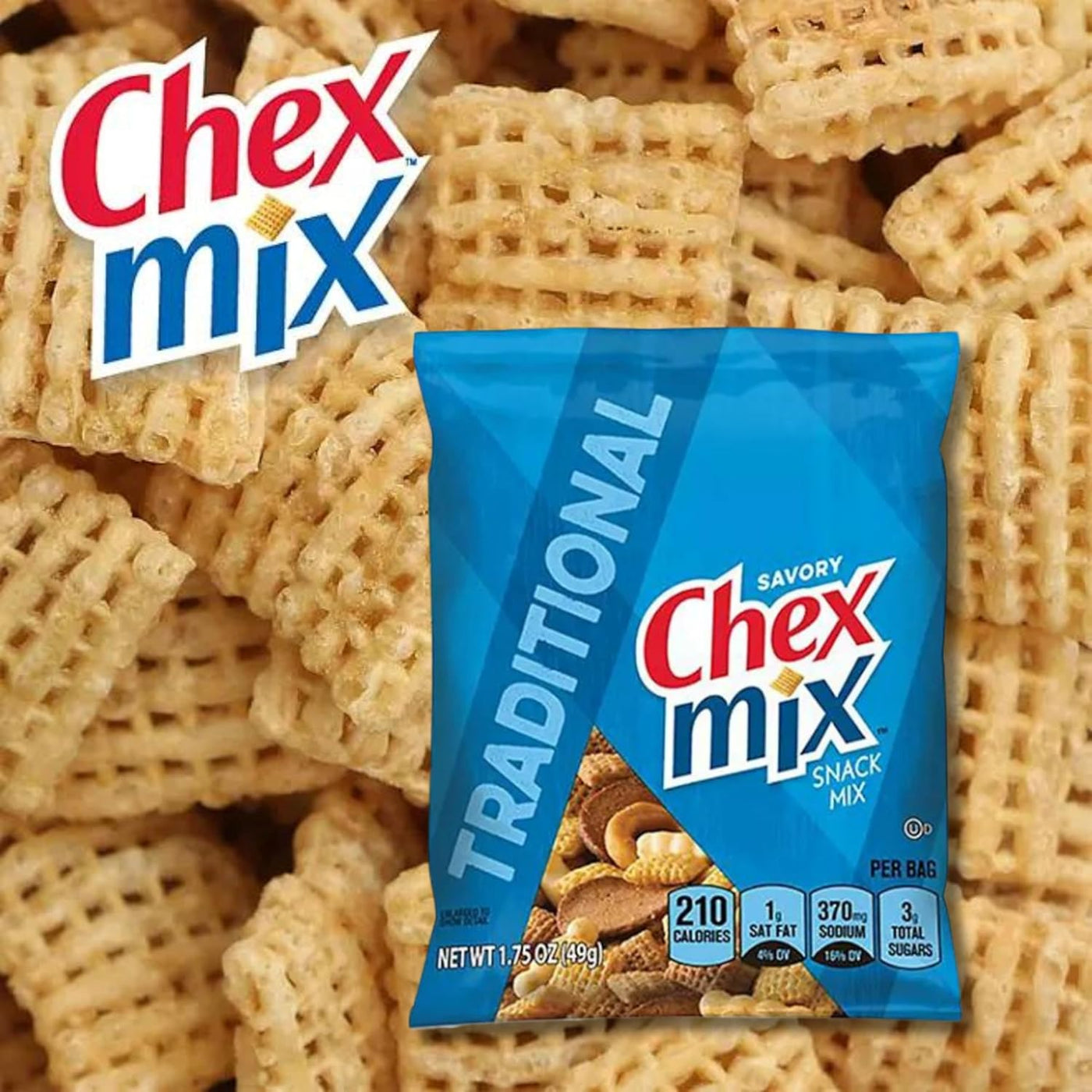 Chex Mix Traditional Savory Snack Mix ( 21 Pack )