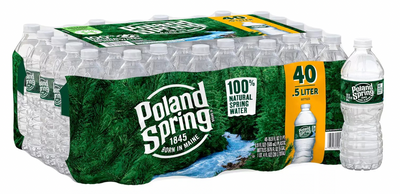 Poland Spring Natural Spring Water, 40 pk./16.9 oz.